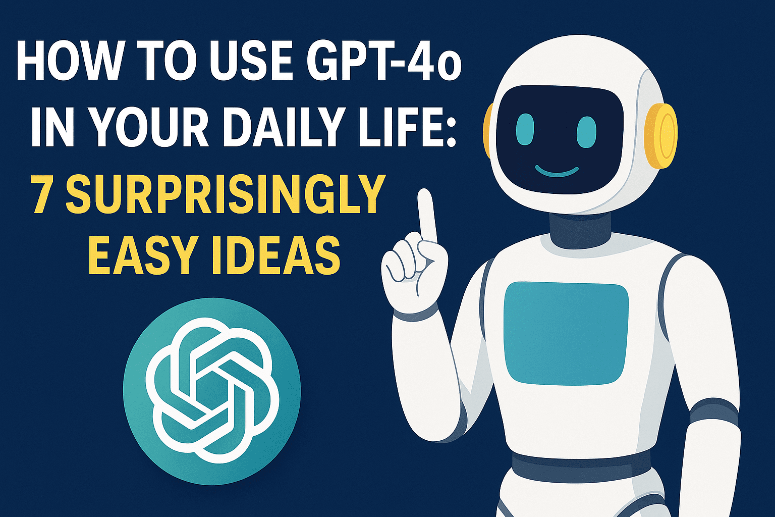 How to Use GPT-4o in Your Daily Life: 7 Surprisingly Easy Ideas