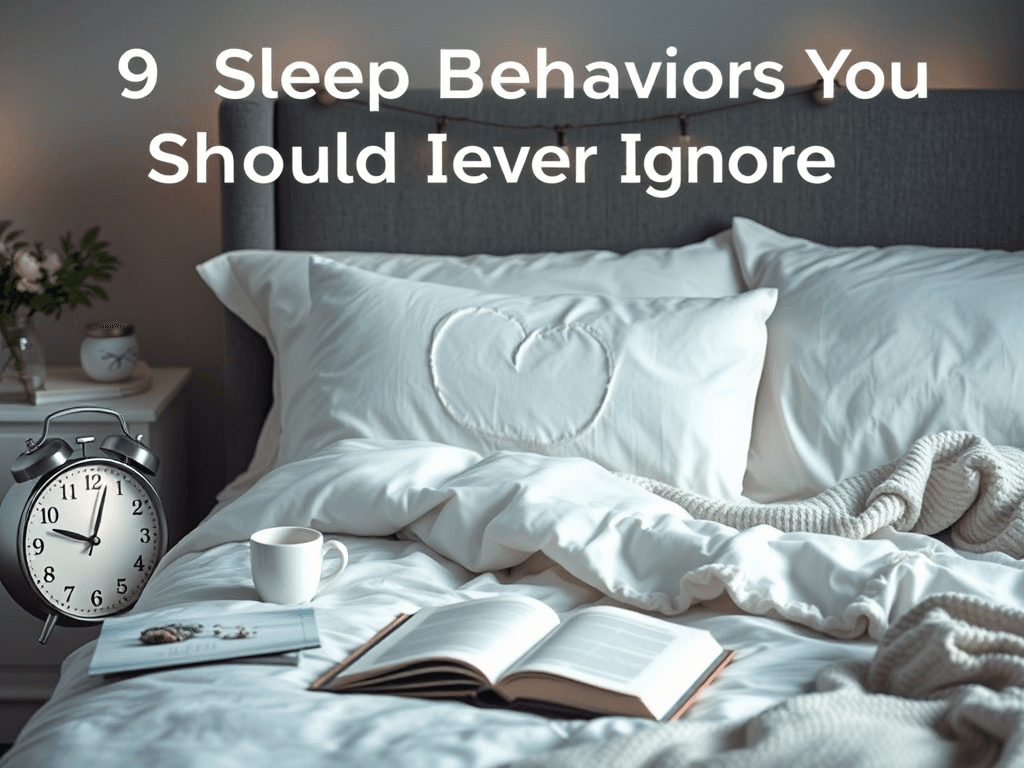 9 Sleep Behaviours You Should Never Ignore (And Safe Remedies You Can Try at Home)